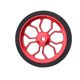 thumbnail image 1 of Yuarrent 1 par de accesorios para bicicleta Easywheel CNC de alta resistencia, neumáticos de empuje de superficie lisa de goma, pieza de Ciclismo Rojo, 1 of 6