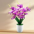thumbnail image 6 of WMGHA 20 Pcs Artificial Daffodils Flowers in Vase for Home Decor, Spring Flower Fake Silk Flower Arrangement for Home Wedding Outdoor Front Door, UV-Resistant Artificial Potted Flowers, 6 of 6