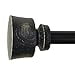 thumbnail image 3 of Stockton 26-48 Inch Adjustable Curtain Rod Set, 5/8 Inch Diameter in Distressed Black, 3 of 4