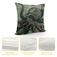 thumbnail image 4 of FUMJ Throw Pillow Case Cool Octopus  Square Cushion Cover Standard Pillowcase for Men Women Home Decorative Sofa Armchair Bedroom Livingroom, 4 of 5
