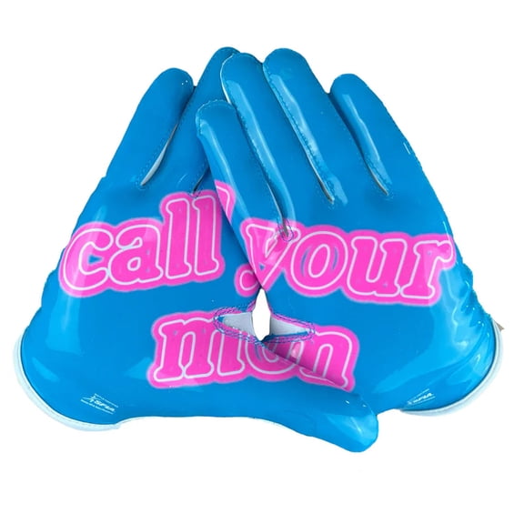 Battle Sports Adult "Call Your Mom" Doom Speed Receiver Football Gloves - 3XL
