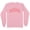 Pink, variant on Pink Arched Mama Long Sleeve Shirt Unisex Large White