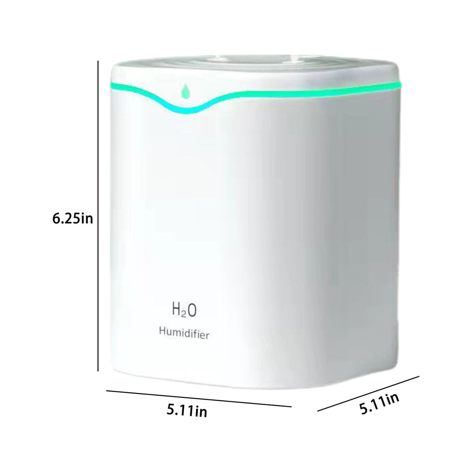 Humidifier Clearance 2L Humidifiers for Bedroom Large Room Home, Cool and Warm for Plants Mist top Desk Humidifiers Essential Oil Diffuser, Quiet with Adjustable Mist