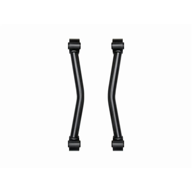 Fits 2018-2023 Jeep Wrangler JL Icon Vehicle Dynamics Control Arm 22024 Tubular; Non Adjustable; Black; Steel; Greaseable; Set Of 2