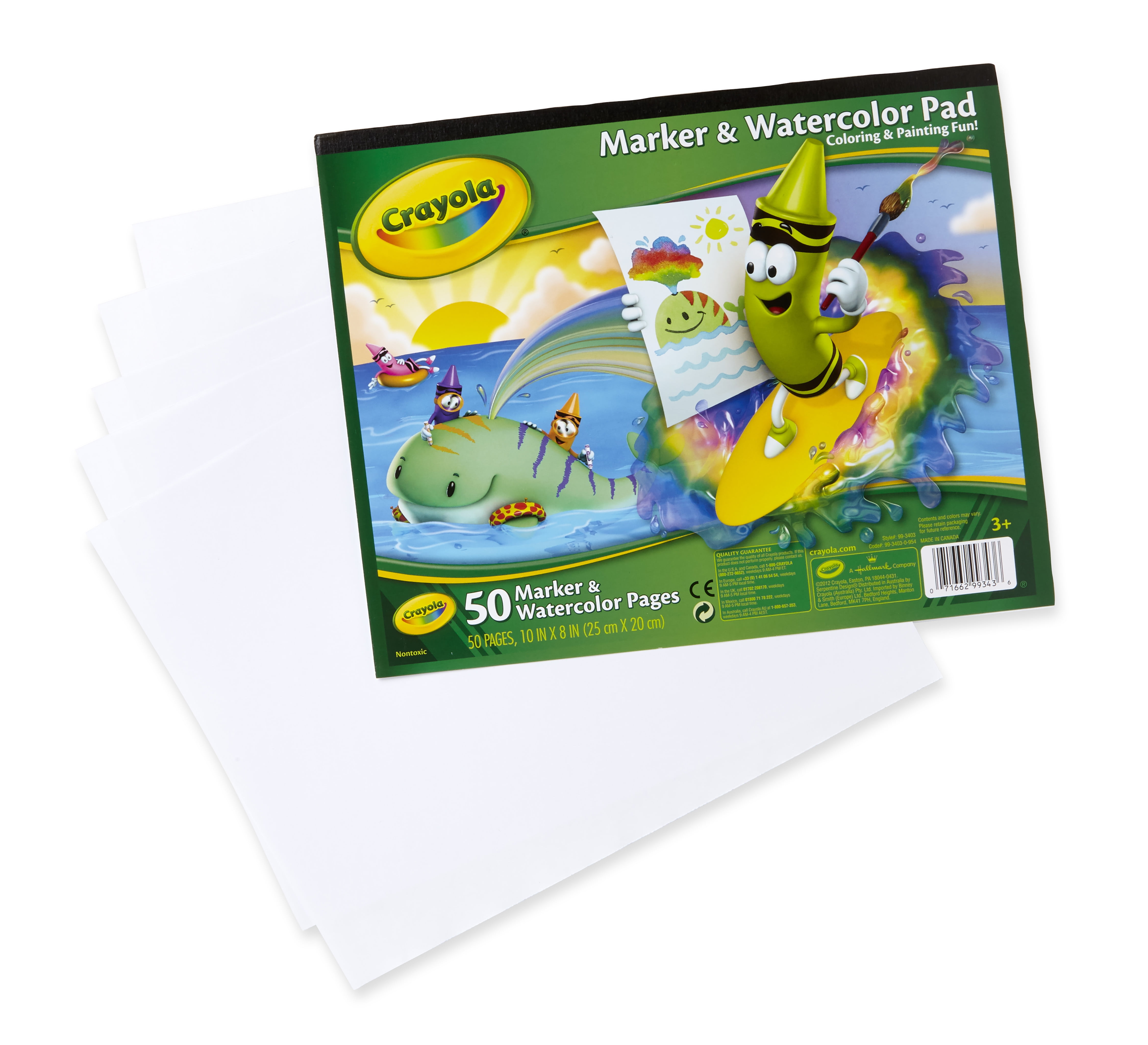 Crayola Marker & Paint Pad, 25 Pages per Pad