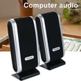 thumbnail image 4 of Onemayship USB Power Wired Computer Speakers Stereo 3.5mm Jack For Desktop PC Laptop New, 4 of 8