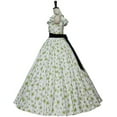 thumbnail image 4 of Gone with The Wind Scarlett O'Hara Dress Floral Dress Ball Gown 19 Century Women Dresses, 4 of 7