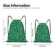 thumbnail image 2 of Fotbe Green Glitter Bolsa Mochila con Cordón Estampada, Bolsa de Gimnasio Deportiva, Bolsa Cinch, Bolsa con Cordón para Hombres y Mujeres-Medium, 2 of 6