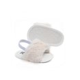 thumbnail image 3 of Baby Girls Soft Sole Shoes Plush Sandal, 3 of 5