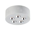 thumbnail image 1 of ET2 Lighting E25010-GY Peg 5-Light LED Flush Mount - Gray, 1 of 1