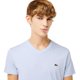 thumbnail image 1 of Camiseta Lacoste para Hombre Talle XS Cuello en V Algodón Pima Azul Phoenix, 1 of 6