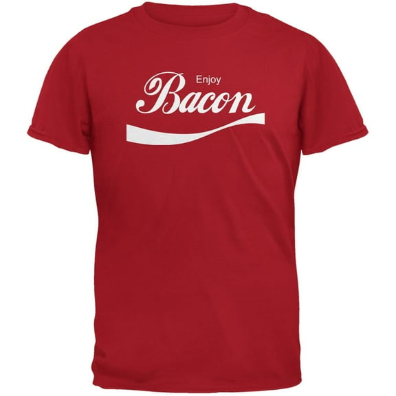 Enjoy Bacon Red Youth T-Shirt - Youth Medium