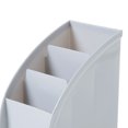 thumbnail image 2 of Injueey Soporte para mando a distancia de TV, de té, caja de almacenamiento de PP, 3 rejillas, organizador de escritorio de oficina Almacenamiento y organización del hogar, 2 of 5