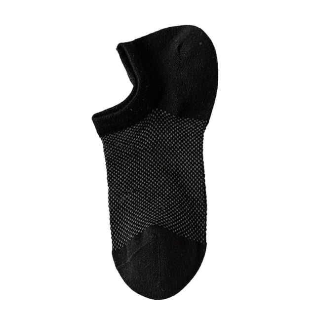 WZXFASHION Candy Colored Socks For Spring And Summer Boneless Boat Socks Clothing Shoes & Accessories Black One Size