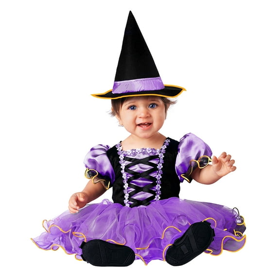 Seasons Toddler Darling Witch Costume with Hat, Size 12-18 Months