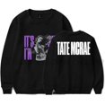 thumbnail image 2 of Chandails à Col Rond Tate McRae It's ok I'm ok Merch Cosplay Femmes Hommes Mode T-Shirts à Manches Longues, 2 of 4