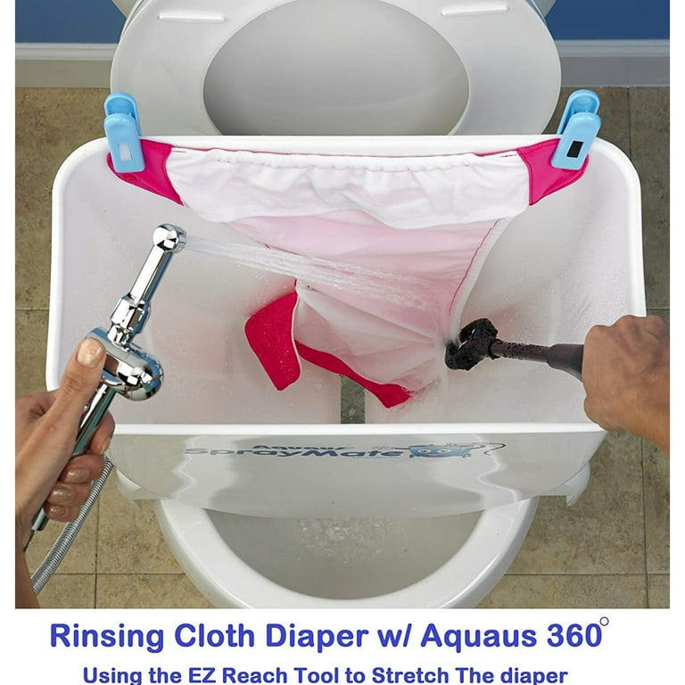 New Patent Pending Aquaus 360 Premium Cloth Diaper Sprayer w