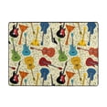 thumbnail image 7 of Area Rugs For Living Room Decor - Different Kind Of Guitars Soft Anti Slip Throw Washable Rugs 5x7 For Bedroom, Indoor Carpet For Bedroom Living Room 80x58In, 7 of 7