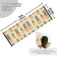 thumbnail image 5 of Yayeee Runner Rug for Bedroom 2'x6' Machine Washable Hallway Non Slip Mat, Sunshine Pineapples, 5 of 8