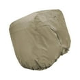 thumbnail image 2 of Maoww Golf Cart Cover Waterproof Zipper Buggy Sun Protector Rain Cover Khaki, 2 of 9