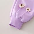 thumbnail image 6 of 5-6 Years Toddler Girls Winter Clothes Fall Outfits Long Sleeve Sweatshirt and Jogger Pants Sets 6-12 Months 12-24 Months 2T 3T 4T 5T 6T 7T 8T 9T Children,Purple, 6 of 6