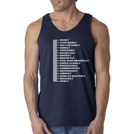 Legendary Scale - Trendy USA 995 - Men's Tank-Top Legendary Beard Scale XL Navy