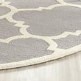 thumbnail image 4 of Safavieh Cambridge Tapis Argenté Transitionnel - Rond 6 Pieds, 4 of 5
