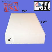 Mybecca Upholstery Foam Cushion Sheet Medium Density 4" X 24" X 72"