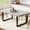 Grey, variant on Farmhouse Dining Table 71", Rustic Kitchen Table for 6-8, Walnut Rectangular Dining Room Table, Heavy Duty Metal Frame & 2" Thick Legs, Sturdy Wood Top,for Dining Room Kitchen Living Room
