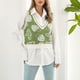 thumbnail image 4 of Seta cosecha suéter chaleco lindo V cuello caliente moda mujer casual suéter chaleco para trabajar, 4 of 8