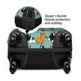 thumbnail image 4 of Fotbe Cute French Bulldog Luggage Cover Protector,Suitcase Protector,Scratch and Dirt Resistant,Fits 18-32 Inch Luggage-Small, 4 of 9