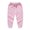 Pink, variant on Fdrone Kid Solid Color Cotton Fleece Sweatpants Joggers Lightweight Loose-Fit Style Girl Boy's Active Pants with Pockets for Lounge Workout Running Sweatpants