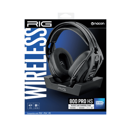 RIG - 800 Pro HS Wireless Headset and Base Station for PS4|PS5 - Black