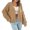 Yellow, variant on Vedolay Womens 2023 Coat Womens Casual Ripped Frayed Jacket Long Sleeve Oversized Casual Coat with Pockets,Green S