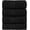 Black, variant on Elegant Comfort Turkish Cotton Hand Towel Set, 4-Pack, 16" x 28", Highly Absorbent - Soft Bathroom Towels, Gold