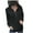 Black, variant on YYDGH Women Fashion Quilted Pattern Lightweight Zipper Long Sleeve Plain Casual Ladies Sweatshirts Pullovers Shirts Tops Khaki S