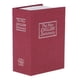 thumbnail image 3 of Libro de diccionario de 2 piezas Caja de con caja de dinero de metal con llave Sunnimix Bloqueo de llave de caja fuerte para libros, 3 of 8