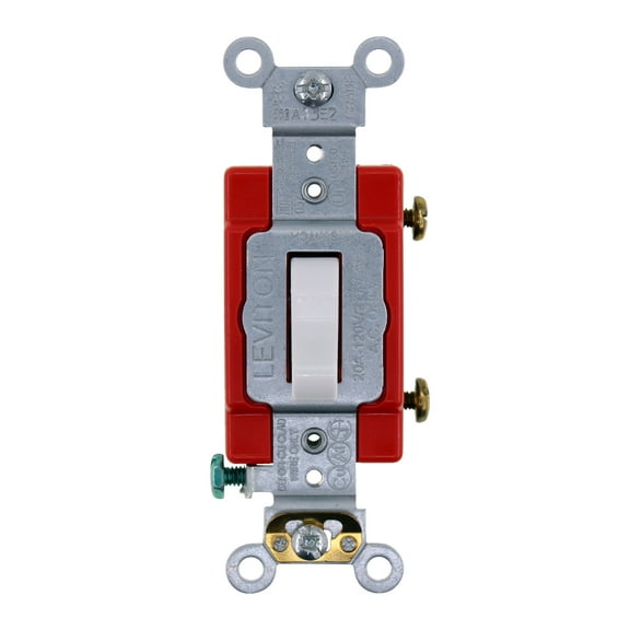 Leviton 1221-LHW, White