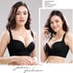 thumbnail image 5 of Soidarity Sujetador de mujer que cubre la forma Push Up Brassiere 7 filas ajustable ropa interior cómoda Bralette que forma el pecho Lencería fajas Negro 38/85CDE, 5 of 6