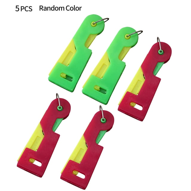 transemion Household Needle Threader Automatic Threading Device Portable Threading Needle Tool Mini Needle Guide 5pcs