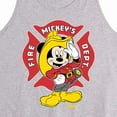 thumbnail image 2 of Disney - Firefighter Mickey - Fire Dept. At Your Service - Men's Jersey Tank Top, 2 of 4