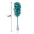 thumbnail image 2 of Loofah on a Stick, Bath Sponge with Handle, Loofah Back Scrubber for Shower, PE Soft Mesh Luffas, Exfoliating Luffa for Men and Women, Blue, 2 of 7