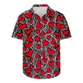 thumbnail image 5 of Styesk T-Shirts pour Homme Chemise à Col à Manches Courtes Imprimée pour la Saint-Valentin pour Homme, 5 of 5