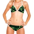 thumbnail image 2 of Saint Patrick's Day Stylish Bikini Set with Detachable Sponge & Adjustable Strap, 2-Pack One-Piece Swimsuits for All Scenes, 2 of 6