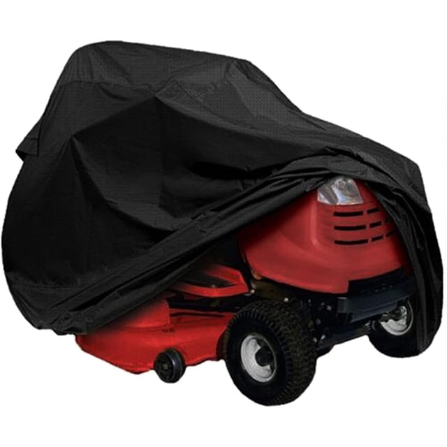 Housse de Tondeuse Robuste, Ajustement Universel pour Tracteurs de Tourisme jusqu'à 54 Pouces, Matériau Imperméable et Résistant aux UV, Polyester 210D Robuste, Protège contre la Pluie, la Neige, la Poussière et les Oiseaux