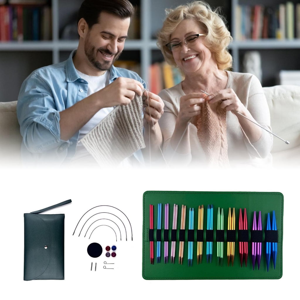 Multifunctional Aluminum Knitting Needle Handmade Tool for DIY Sweater Projects