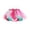 Dark Blue, variant on Skirts for Kids Girls Print Ruffle Tulle Bowknot Elastic Waist Skorts Summer Dance Performance Half Body Skorts