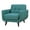 Teal, variant on Picket House Furnishings Hailey Accent Chair in Charcoal