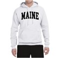 thumbnail image 2 of Wild Bobby State of Maine College Style Unisex Hoodie Sweatshirt, 2 of 6