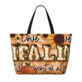 thumbnail image 2 of Easygdp I Love Fall Most Of All Bolsa de Viaje de Playa de Gran Capacidad, Bolsa Tote Perfecta para la Playa, Escapadas de Fin de Semana y Viajes, 2 of 7